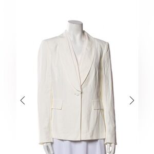 Lafayette 148 Cream Women's Blazer